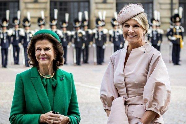 Queen Maxima and Queen Silvia had an outfit duel in Stockholm