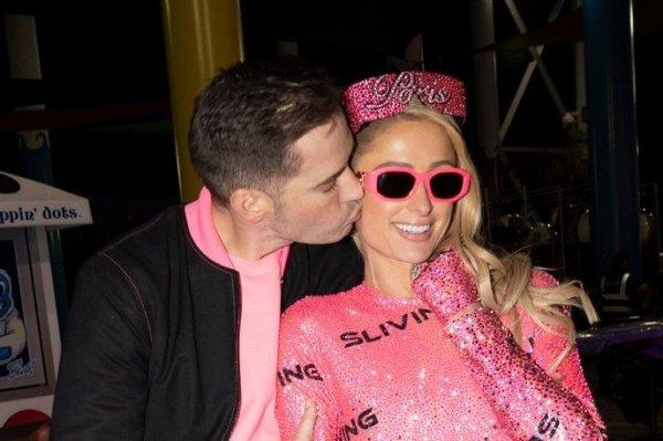 Wedding Anniversary, Unicorns and Rainbow Rivers: Paris Hilton had several reasons to celebrate