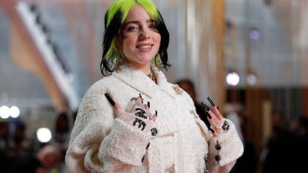 Billie Eilish celebrated her birthday dressed as Santa Claus, showing off her new figure