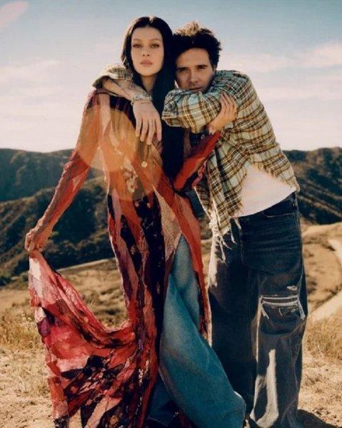 "No Shyness": Brooklyn Beckham passionately kissed his wife Nicola Peltz in photo shoots for Vogue