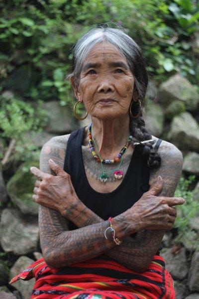 There is a record: a 106-year-old tattoo artist from the Philippines appeared on the cover of Vogue