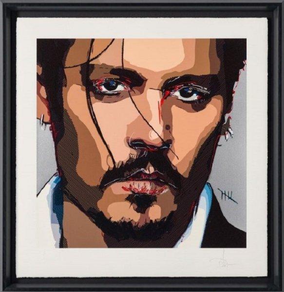Johnny Depp is selling a self-portrait he painted during his scandalous divorce from Amber Heard