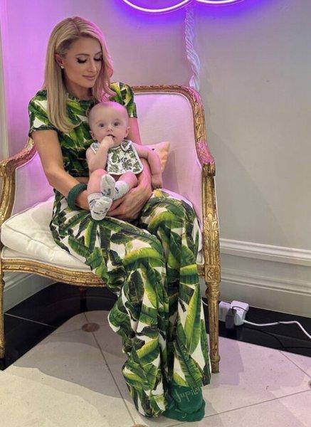 Paris Hilton posted a new photo with her grown-up first child