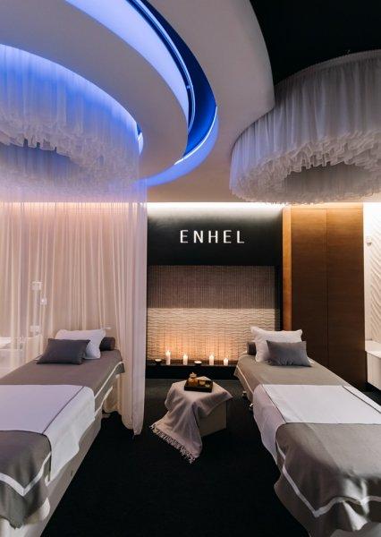  A closed press tour was held at the Enhel Medical Wellness Dome Center for Spiritual Practices