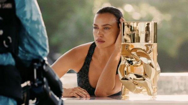 Irina Shayk starred for an advertisement for a new perfume in the company of a brutal handsome man