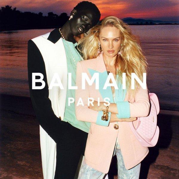 The Internet is admiring the photo shoot of Candice Swanepoel for Balmain