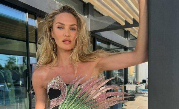 The Internet is delighted by the photo shoot of Candice Swanepoel for Balmain